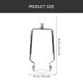 thumbnail image 3 of UPOUART Harp Lamp Finial Knob Modern Home Decoration Style Metal Detachable Silver 1 Set, 3 of 8