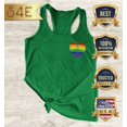 thumbnail image 2 of S4E Women's Gay Rainbow Heart LGBTQ Pride Racerback Slim Fit Medium Kelly Green, 2 of 4