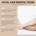 thumbnail image 4 of Coconut facial mild hair removal cream facial hair removal men and women lip hair beard mi, 4 of 5