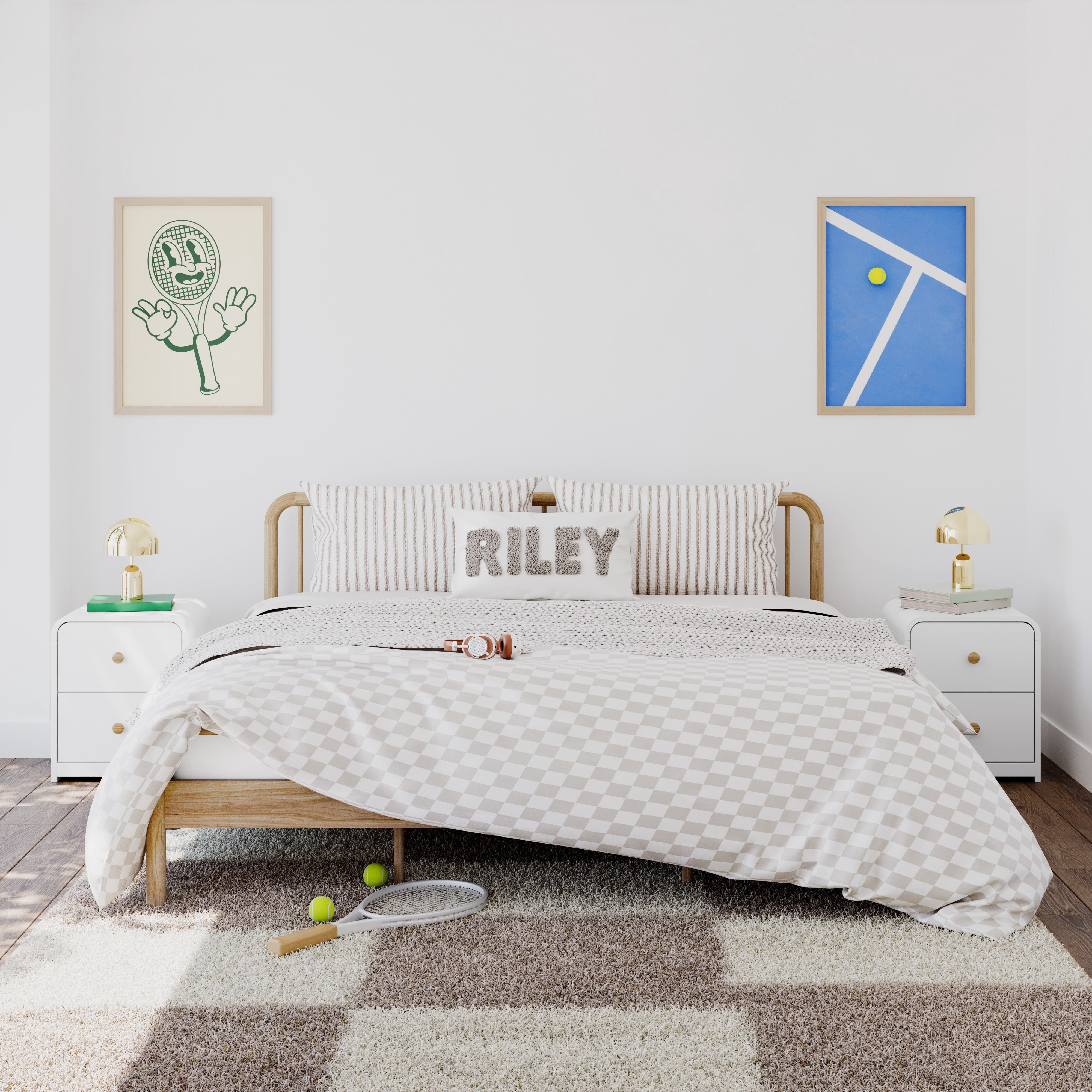 Storkcraft Porto King Bed, Natural