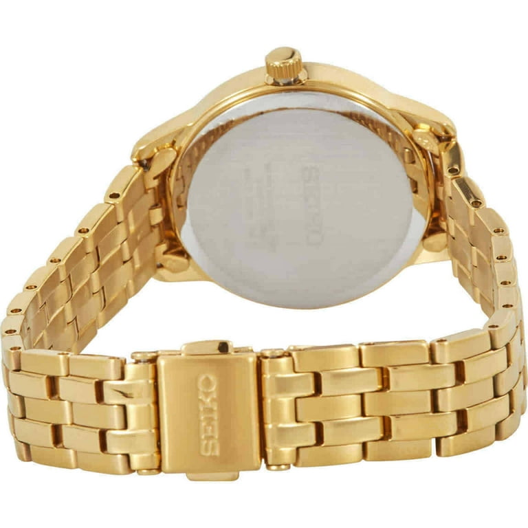 Seiko Classic Quartz White Dial Yellow Gold-tone Ladies  display picture 1