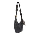 thumbnail image 2 of Jessica Simpson Women's Daphne Faux Leather Hobo Handbag, Meteorite Black, 2 of 4