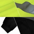 thumbnail image 4 of TCCFCCT Reflective Hoodie Class 3 Hi Vis Hoodies for Men Women, Reflective Safety Construction Jackets for Men Workers, Surveyors, Durable & Dirt-resistant, Meets Ansi, T-Yellow 4XL, 4 of 6