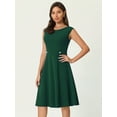 thumbnail image 3 of DARING DIVA Sleeveless Summer A-Line Casual Dress M Green, 3 of 6