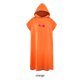 thumbnail image 2 of Bata cambiadora de poliéster suave y absorbente Qarigey poncho naranja, 2 of 6