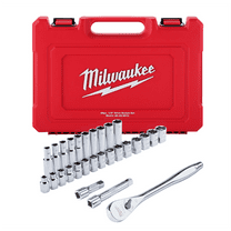 Milwaukee 48-22-9510 28 pc. 1/2" Socket Wrench Set (Metric)
