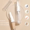 thumbnail image 4 of 5Pcs Pump Bottle Dispenser, Travel Size Refillable Cosmetic Pump Bottles, Transparent(10ml), 4 of 7