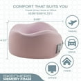 thumbnail image 5 of Skechers Memory Foam Car U-Shaped Neck Pillow,Cotton Cover,Sweat-Absorbent,Ergonomic Support for Car,Office,and Travel Pink, 5 of 8