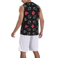 thumbnail image 2 of Naloa Card Suits Basketball Jersey Reversible Men's Mesh Athletic Sports Shirts Training Practice S-4XL3X-Large, 2 of 6