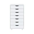 thumbnail image 4 of Accent Chest 7-Drawer Office Storage Cabinet by Naomi Home, White, 4 of 7