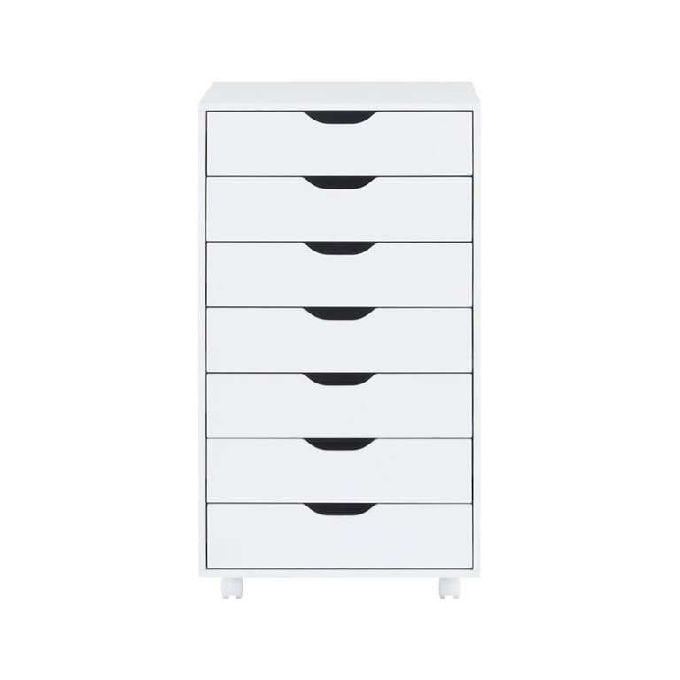 HOMESTOCK White 9 Drawer Dresser Tall Dressers for Bedroom Kids