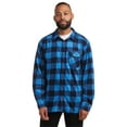 thumbnail image 3 of Bobcat Men's Flannel Shirt - Micro Polar Woven Long Sleeve Button Down Shirts for Men (Sizes: S-XL), 3 of 7