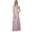 Pink, variant on Bimba Womens Long Dress Sleeveless Printed Rayon Summer Beach Long Maxi Dresses