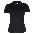 thumbnail image 1 of Tee Jays- Polo de manga corta Luxury elástico para mujer (Negro), 1 of 2