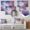 thumbnail image 4 of Designart "Clouds curious Wisps I" Landscapes Metal Wall Art Prints, 4 of 5