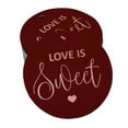 thumbnail image 1 of Inkdotpot Real Rose Gold Foil Love Is Sweet Wedding Tag Favor Hang Paper Tag 50 Piece, 1 of 7