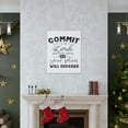 thumbnail image 5 of Scripture Walls To The Lord Proverbs 16:3 Cursive Christian Wall Art Print Ready to Hang Unframed, 5 of 18