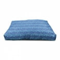 thumbnail image 4 of Aqua Pet House, Animal Pattern Inspired by Tropical Fish Skin Scales Hand Drawn Style Spotty, Outdoor & Indoor Portable Dog Kennel with Pillow and Cover, 5 Sizes, Violet Blue Aqua, by Ambesonne, 4 of 5