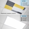 thumbnail image 5 of Ceiling Light Cover for Classroom, Yellow Black Graffiti Block Magnetic Fluorescent Light Covers Filter for School,Office, 2X4&nbsp; FT, Pack of 3, Modern Abstract Texture Art, 5 of 8