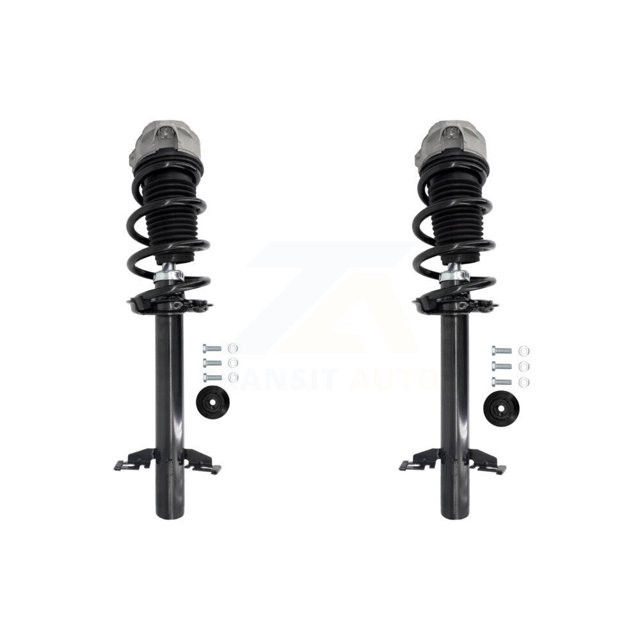 Transit Auto Front Complete Suspension Shocks Strut and Coil Spring Mount Assemblies Kit for Car 2014-2024 Ram ProMaster 2500 3500 1500 - Left Right Side (Driver Passenger) K78A-100516