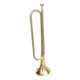 thumbnail image 4 of BB Bugle Latón Trompeta Instrumento musical Soplado portátil con guantes para fiestas Regalos musicales profesionales Niños Durable, 4 of 6
