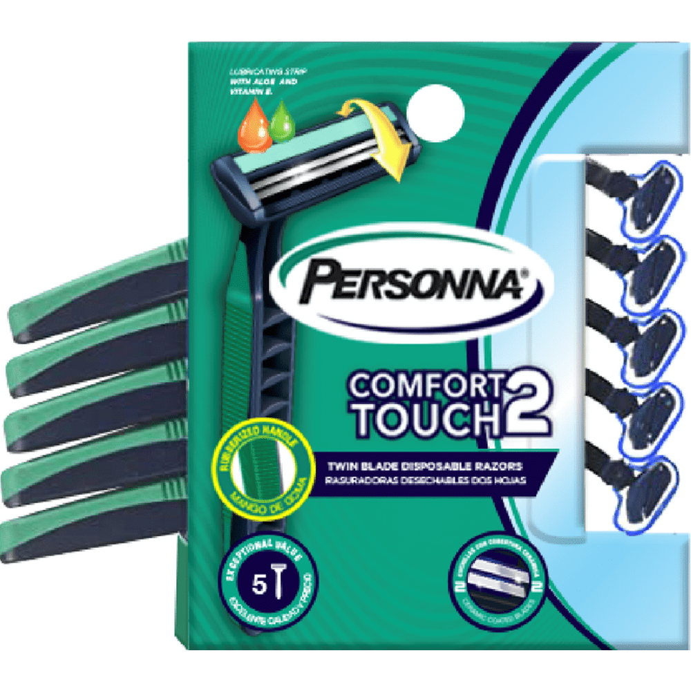 American Safety Razor Personna Comfort Touch Twin Blade Disposable