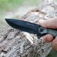 thumbnail image 6 of RealTree 4-Pack Camo Knife Set, Fixed and Folding 7Cr17MoV Steel Outdoor Knives, 6 of 17