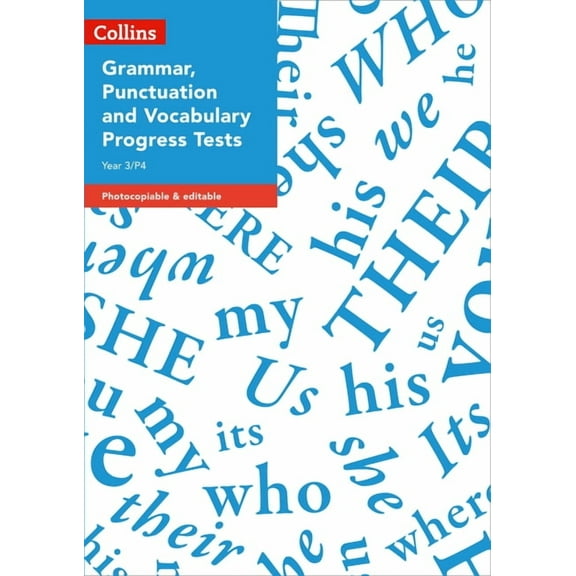 Year 3/P4 Grammar, Punctuation and Vocabulary Progress Tests, (Paperback)