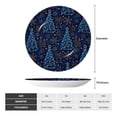 thumbnail image 2 of Kdxio Shining Christmas Tree Bone China Decorative Plate Ceramic Decorative Plate for Home Office Wall Stand Decorative Plates for Home Bedroom-10in, 2 of 6