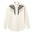 thumbnail image 4 of SRZYMJ Western Shirts for Men Cowboy Pearl Snap Long Sleeve Embroidered Country Shirts Casual Work Slim Fit Button Down Outfits, 4 of 4