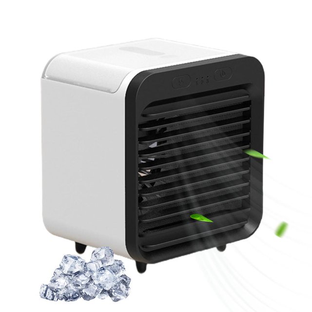 De Escritorio Con Carga Usb, Enfriador De Aire Portátil, Humidificador De Refrigeración Por Aire Para Dormitorio, Dormitorio, Viaje Yuarrent HA047693-02