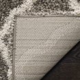 thumbnail image 5 of SAFAVIEH Hudson Aline Plush Geometric Shag Area Rug, Grey/Ivory, 5' x 5' Square, 5 of 6