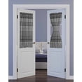 thumbnail image 2 of Grey Black Boho Blackout Curtains, French Door Curtains for Door Window, Vintage Ethnic Tribe Abstract Art Privacy Drapery for Patio/Sidelight Doors, 1 Panel with Tieback, 54 x 40 Inches, 2 of 6