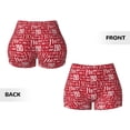 thumbnail image 5 of Fotbe Hohoho5 Seamless Shorts, Womens Workout Shorts High Waist Stretch Booty Short for Gym/Yoga/Running/Biking-Large, 5 of 9