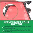 thumbnail image 4 of Bimini Top MasterTop en Maille Rouge pour Jeep Wrangler 87-95, 4 of 6