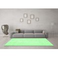 thumbnail image 3 of Ahgly Company Indoor Square Solid Emerald Green Modern Area Rugs, 7' Square, 3 of 4