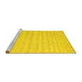 thumbnail image 2 of Ahgly Company Machine Washable Indoor Rectangle Solid Yellow Modern Area Rugs, 8' x 10', 2 of 4