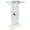 Clear, variant on VEVOR Acrylic Podium Acrylic Pulpit 47" Acrylic Podium Stand w/ Wide Reading Surface Storage Shelf Floor-Standing Plexiglass Lectern Stand-Up Podium Conference Lectern for Church Office School White