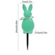 thumbnail image 3 of Estacas del jardín de conejos de Pascua - Decoraciones exteriores flocadas para decoración de jardín y fiesta de primavera, PVC multicolor de 9,44 pulgadas, 3 of 6
