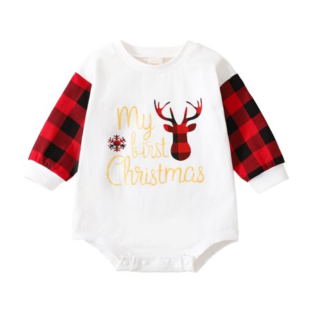 

Toddler Girls Bodysuits Cotton Unisex Cotton Autumn Christmas Long Sleeve Daily Kids Children Infant Clothes Cartoon Trendy Soft Cute Outwear Streetwear Spring Summer Rompers Jumpsuits