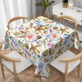 thumbnail image 2 of Starfish Rectangle Tablecloth 60 Inch Summer Floral Farmhouse Ocean Sea RectangleTable Cloth Polyester Summer Table Cover Decorative for Kitchen Party Indoor Outdoor, 2 of 6