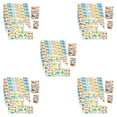 thumbnail image 2 of Transemion 6pcs Wide Application And Childlike Wrapping Paper For Versatile And Fun Gift Wrapping Colorfast PZ003-6 5Set, 2 of 6