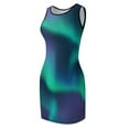 Aurora Borealis Northern Lights Sleeveless Dress Clothes For Woman aurora-borealis-northern-lights-sleeveless-dress-clothes-for-woman