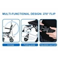 thumbnail image 3 of WETS Lightweight Aluminum Wheelchair Foldable for Adults & Seniors 220lbs, 3 of 15