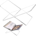 thumbnail image 1 of Soporte para libros de acrílico transparente, soporte de lectura de libros grande abierto para libros de cocina, revistas, libros de texto, caballete en mesa y cocina (hy), 1 of 5
