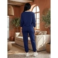 thumbnail image 3 of Conjunto 2 Piezas Estilo Deportivo Urbano, Sudadera y Pants Cómodos para Mujer, 3 of 5