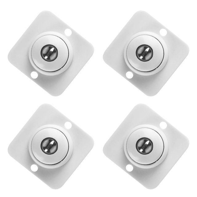 Moyic 4 piezas de polea adhesiva de 360 grados, caja de almacenamiento Universal autoadhesiva, cubos, ruedas giratorias, para el hogar en Almacenamiento y organización del hogar Tipo 1 Moyic HA063451-01B