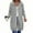*Gray, variant on Womens Mid Long Zip Up Coat,Solid Color Lapel Jacket With Pockets ,Fashions Fall Tops Brown,Womens Plus M