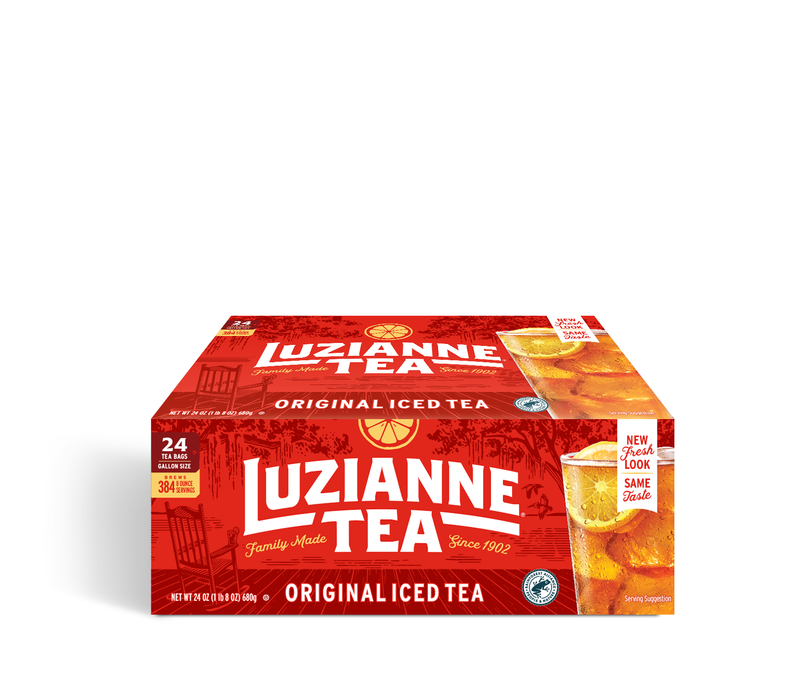 Luzianne Black Iced Gallon Tea Bags, 24 Count