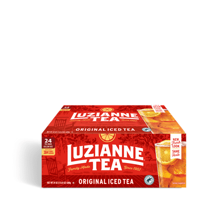 Luzianne Black Iced Gallon Tea Bags, 24 Count